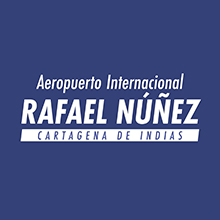 Logotipo do Aeroporto Rafael Núñez, confie na Eurona